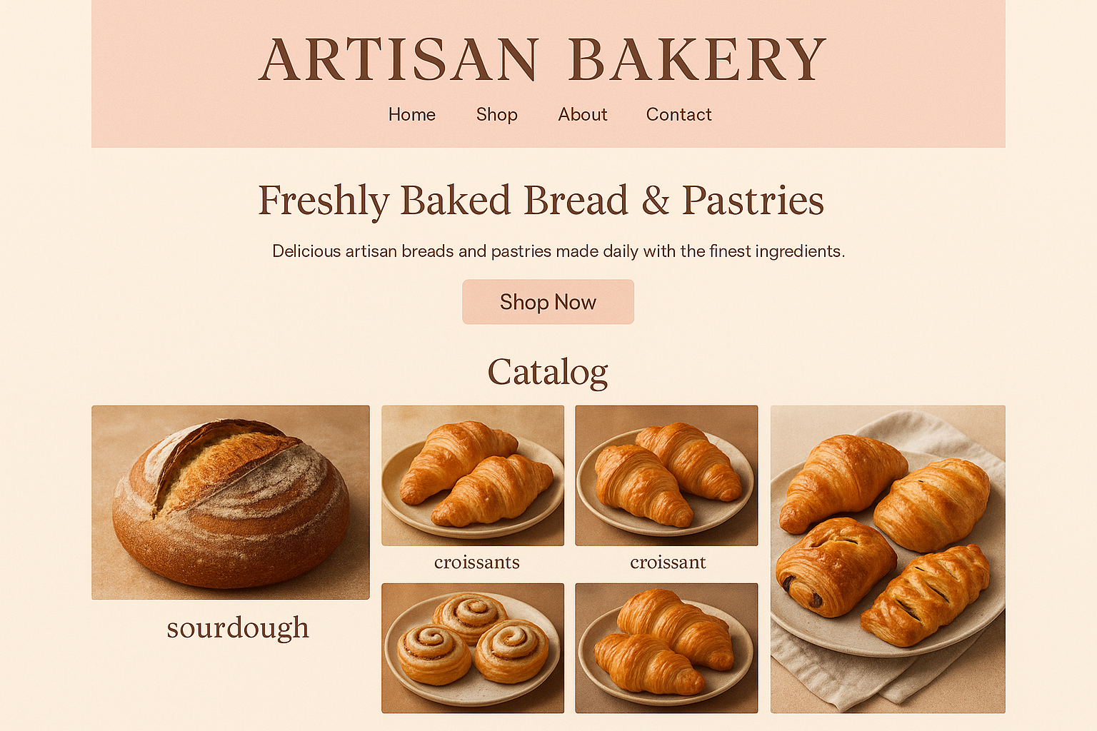Bakery Website