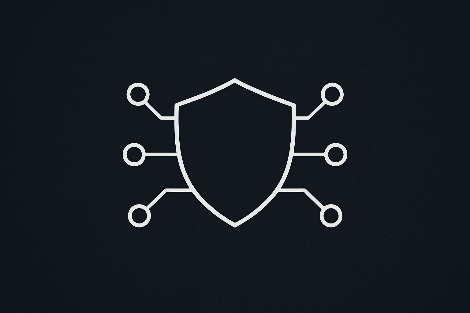 Minimalist Shield Network Icon